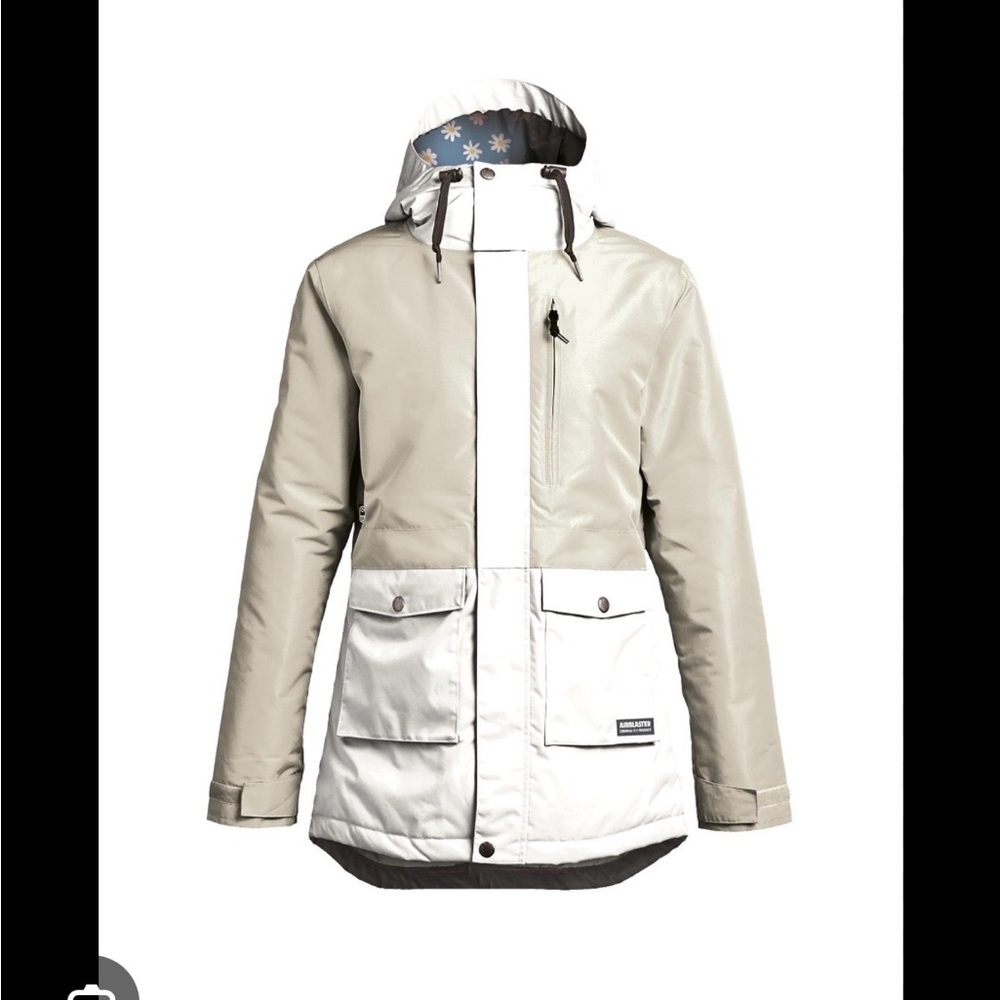 Airblaster Stay Wild Ski Jacket - Medium Sand/White